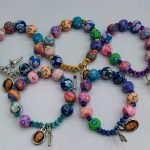 Bracciale per bambini con medaglia del Volto Santo di Manoppello