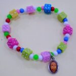 Bracciale bimbi con medaglia del Volto Santo di Manoppello