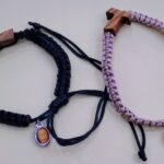 Bracciale in corda con medaglia del Volto Santo di Manoppello
