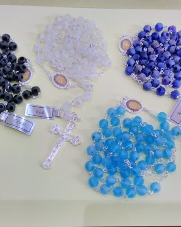 Rosario con immagine del Volto Santo di Manoppello